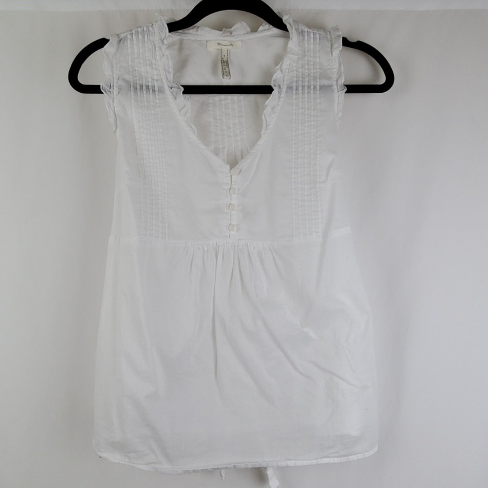 Old Navy Ruffle Tie Back Maternity Lightweight Top